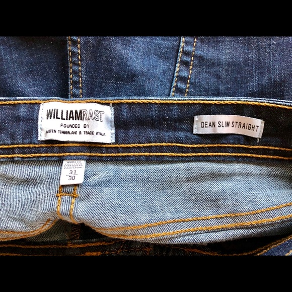 WILLIAM RAST 31x30 Dean Slim Straight Jeans - Picture 4 of 5